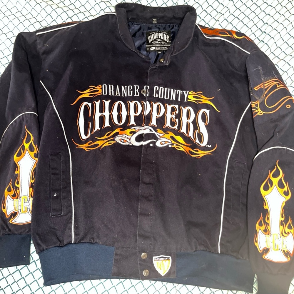 Orange County Choppers Black Bomber Jacket